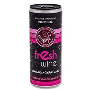 Fresh Wine Zweigeltrebe rosé - víno - plechovka, 0,25 l